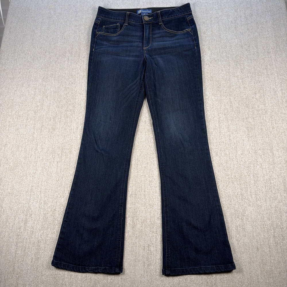 Democracy Jeans Womens 8 Boot Cut Mid Rise Stretch Ab Solution Denim